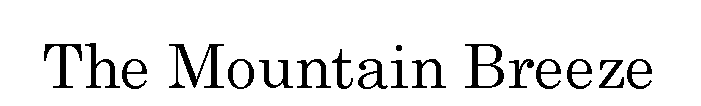 Text Box: The Mountain Breeze